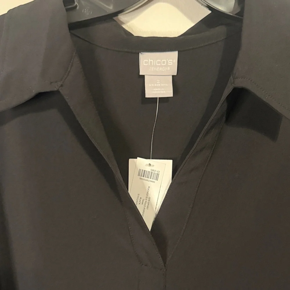 Chico's Elegant Black Top - Picture 5 of 8